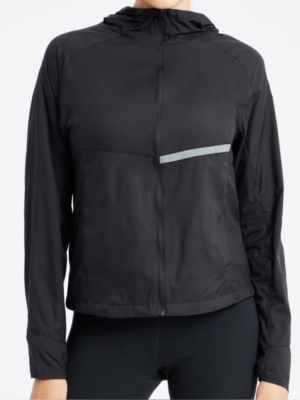 Oiselle Reflective Vim Jacket ~ x small ~ black